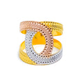 Magnificent 21K Gold Loop Ring