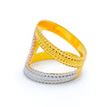 Magnificent 21K Gold Loop Ring