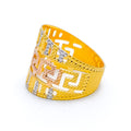 Iconic Geometric 21K Gold Ring