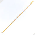 Elongated Fancy Orb 22k Gold Bracelet 