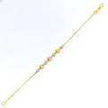 Smooth Finish Orb Chain 22k Gold Bracelet 