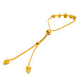 Exclusive Posh 22K Gold Orb Bolo Bracelet 