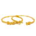 Lavish Beadwork 22k Gold Pipe Bangles