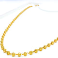 Posh Multi-Bead 22k Gold Long Chain - 28"        