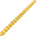 Textured Glamorous 22k Gold Bracelet