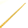 Textured Glamorous 22k Gold Bracelet