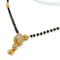 Dazzling Dangling CZ 22k Gold Mangal Sutra