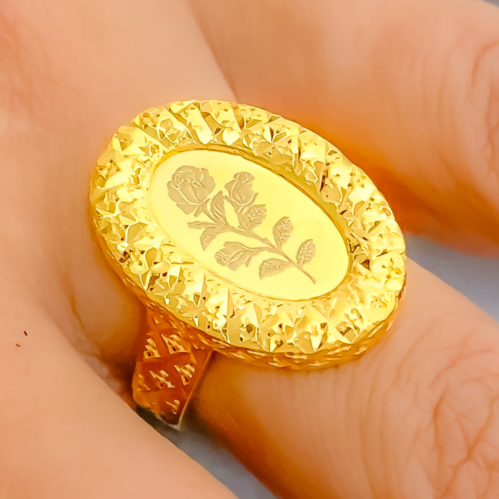 22k Dubai Gold plated Indian Nepali Bollywood 1 gram gold ring | eBay
