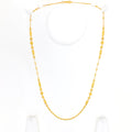 Bespoke Golden 22k Gold Shimmering Long Necklace - 26"