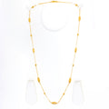 Mesmerizing Golden 22k Gold Long Glowing Necklace - 28"