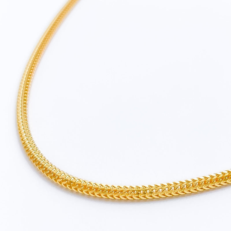 Thin Dragon 22k Gold Chain