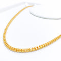 Radiant Six Sided 22k Gold Bead Chain