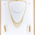 Sleek Graduating 22K Gold Necklace Set