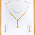 Lavish Upscale Heart 22K Gold Necklace Set