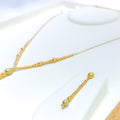 Eternal Radiant Drop 5-Piece 21k Gold Necklace Set 