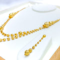 Regal Gleaming Two Lara 5-Piece 21k Gold Necklace Set 