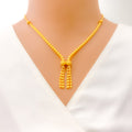 Mesmerizing Modish 22K Gold Rare Necklace Set 