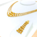 shimmering-triple-lara-22k-gold-necklace-set