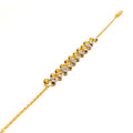 two-tone-charming-22k-gold-bracelet