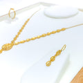 sparkling-5-piece-21k-gold-drop-necklace-set