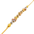 luminous-three-tone-22k-gold-bracelet