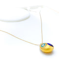 colorful-impressive-21k-gold-cz-necklace