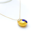 fashionable-jazzy-21k-gold-cz-necklace
