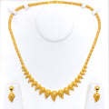 Imperial Paisley 22K Gold Necklace Set 