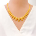 Imperial Paisley 22K Gold Necklace Set 