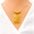 Vintage Filigree 21k Gold Necklace 
