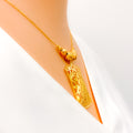 Vintage Filigree 21k Gold Necklace 