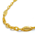 Light Weight Textured 22k Gold Italian Chain - 22"