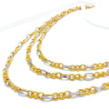 Two-Tone Statement 22K Gold Chain - 22"