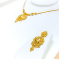 shimmering-curved-dome-22k-gold-necklace-set