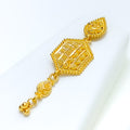 decorative-hexagonal-22k-gold-necklace-set