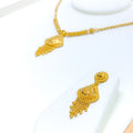 delightful-dangling-chain-22k-gold-necklace-set