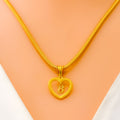 trendy-heart-22k-gold-letter-pendant