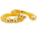 ethereal-multi-color-22k-gold-pipe-bangles