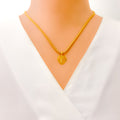 tasteful-22k-gold-letter-pendant