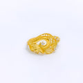 22k-gold-charming-leaf-accented-cz-ring