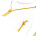 Mesmerizing Modish 22K Gold Rare Necklace Set 