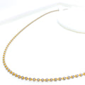 Dazzling Chic 22K Two-Tone Gold Chain - 18"     