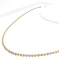 Dazzling Chic 22K Two-Tone Gold Chain - 20"  