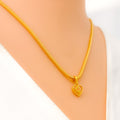 posh-dressy-22k-gold-letter-pendant