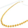 Special Sparkling 22k Gold Bead Chain - 26"         