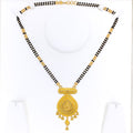 Radiant Tasseled Drop 22k Gold Mangal Sutra 