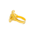 Impressive Overlapping 22k Gold Upscale Ring 