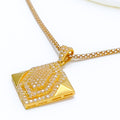 special-striped-hexagonal-22k-gold-cz-pendant