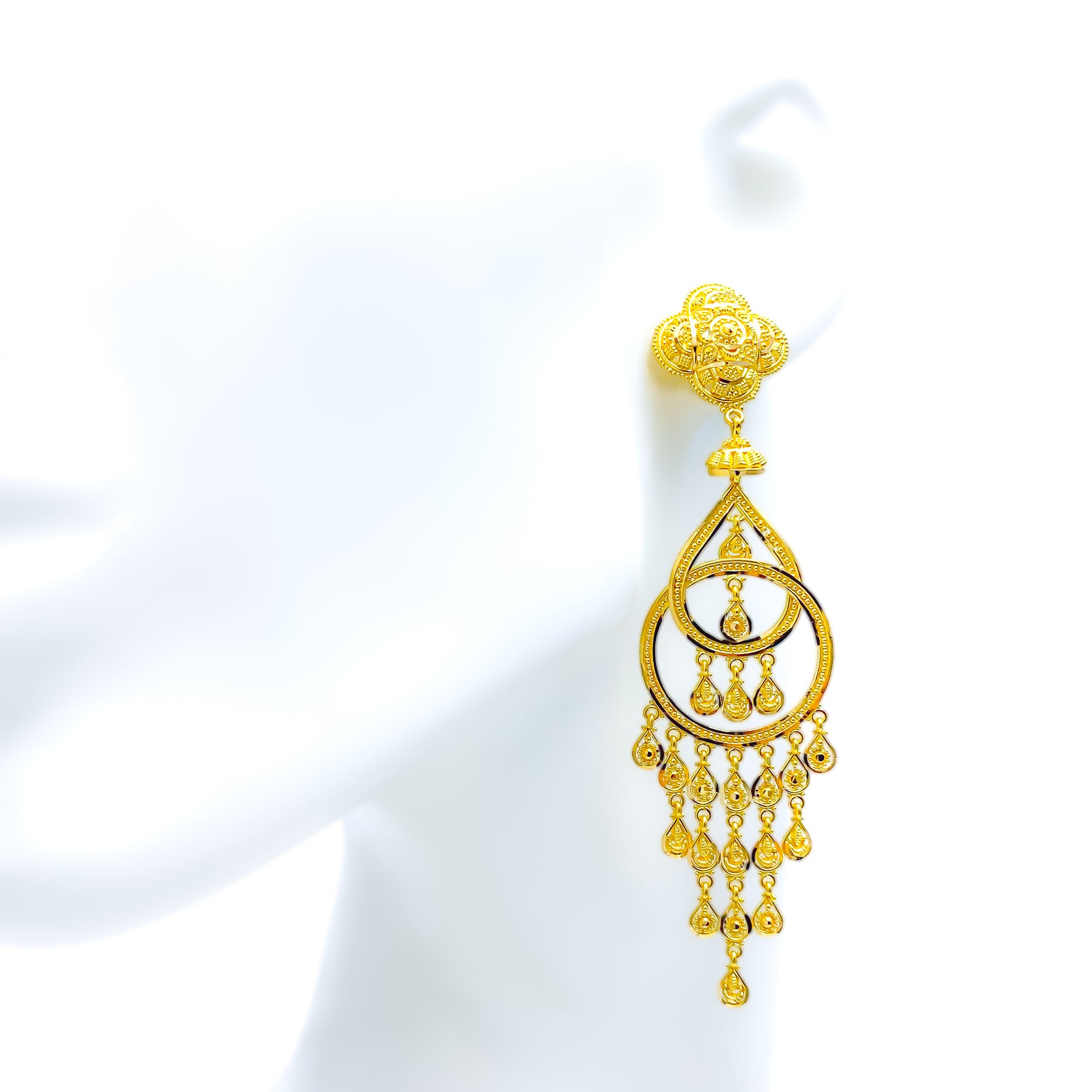Latest Collection Of Gold Earrings Online| Aura Jewels