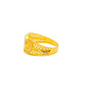 Lovely Shimmering Turkish 22k Gold Ring